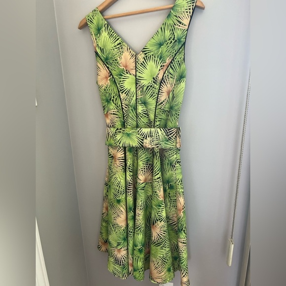 Linea Domani Tropical Print Dress 6P - Picture 10 of 12